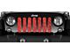 Grille Insert; Moab Topography Map Canyon Lands Red (18-24 Jeep Wrangler JL w/o TrailCam)