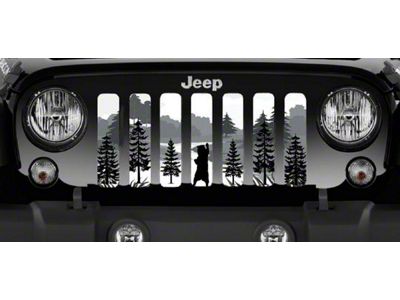 Grille Insert; Mountain Bear (76-86 Jeep CJ5 & CJ7)