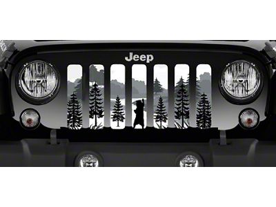 Grille Insert; Mountain Bear (07-18 Jeep Wrangler JK)