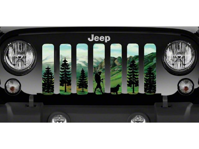 Grille Insert; Mountain Hiker (07-18 Jeep Wrangler JK)