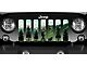 Grille Insert; Mountain Hiker (18-24 Jeep Wrangler JL w/o TrailCam)
