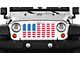 Grille Insert; Old Glory (76-86 Jeep CJ5 & CJ7)