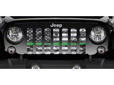 Grille Insert; On the Frontline (76-86 Jeep CJ5 & CJ7)