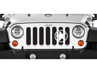 Grille Insert; Oscar Mike (76-86 Jeep CJ5 & CJ7)