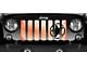 Grille Insert; Oscar Mike Orange Ombre (76-86 Jeep CJ5 & CJ7)