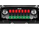 Grille Insert; Pan-African American Flag (76-86 Jeep CJ5 & CJ7)