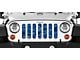 Grille Insert; Pastel Mermaid Scales (76-86 Jeep CJ5 & CJ7)