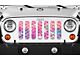 Grille Insert; Peach Mermaid Scales (76-86 Jeep CJ5 & CJ7)