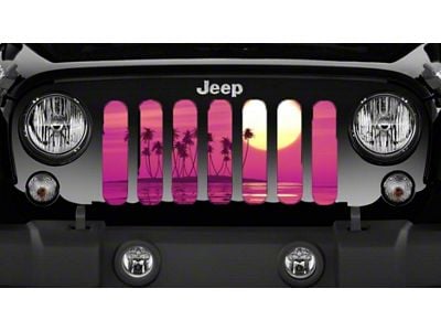 Grille Insert; Pink Beach (76-86 Jeep CJ5 & CJ7)