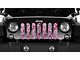 Grille Insert; Pink Leopard Print (97-06 Jeep Wrangler TJ)