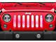 Grille Insert; Pink Ombre (18-24 Jeep Wrangler JL w/o TrailCam)