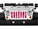 Grille Insert; Pink Out Camo (87-95 Jeep Wrangler YJ)