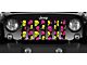 Grille Insert; Pink and Yellow Skulls (76-86 Jeep CJ5 & CJ7)