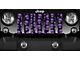 Grille Insert; Purple Alien Heads on Black (18-24 Jeep Wrangler JL)