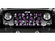 Grille Insert; Purple and Gray Skulls (97-06 Jeep Wrangler TJ)