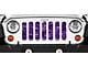 Grille Insert; Purple Mermaid Scales (18-24 Jeep Wrangler JL w/o TrailCam)