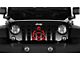 Grille Insert; Red Celtic Knot (97-06 Jeep Wrangler TJ)