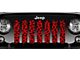 Grille Insert; Red Cheetah Print (97-06 Jeep Wrangler TJ)