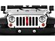 Grille Insert; Red Warrior (87-95 Jeep Wrangler YJ)