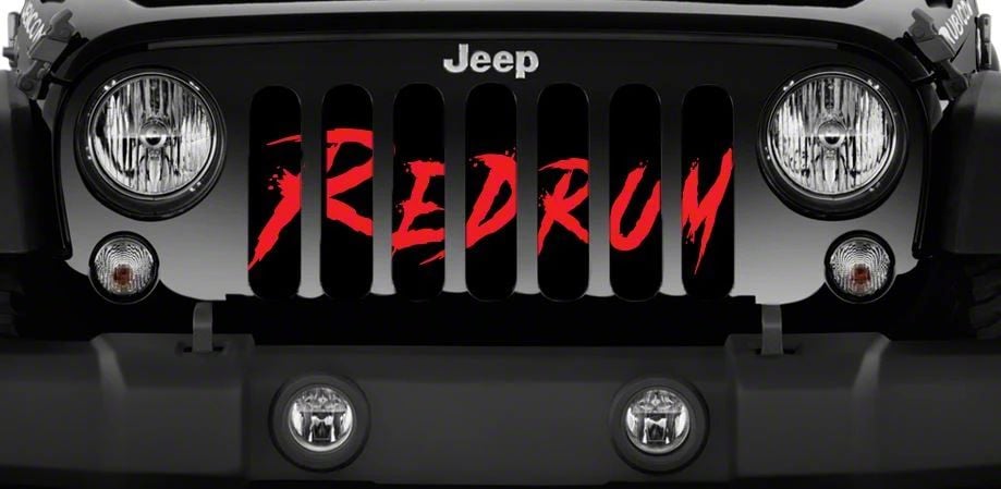 Jeep Wrangler Grille Insert; Redrum (07-18 Jeep Wrangler JK) - Free ...