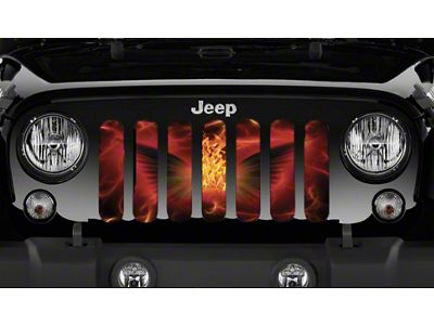 Grille Insert; Ring of Fire (07-18 Jeep Wrangler JK)