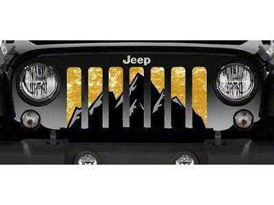 Grille Insert; Rocky Top Gold (76-86 Jeep CJ5 & CJ7)