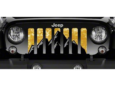 Grille Insert; Rocky Top Gold (87-95 Jeep Wrangler YJ)