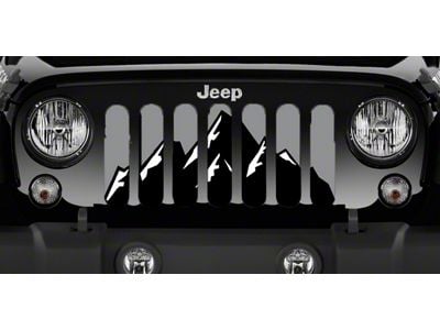 Grille Insert; Rocky Top (18-24 Jeep Wrangler JL w/o TrailCam)
