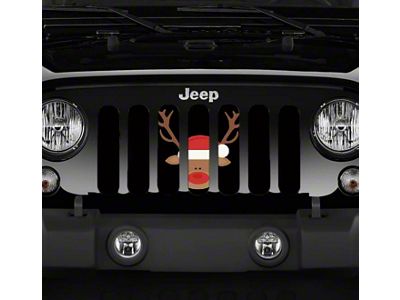 Grille Insert; Rudolph (07-18 Jeep Wrangler JK)