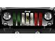 Grille Insert; Rustic Mexico Flag (76-86 Jeep CJ5 & CJ7)