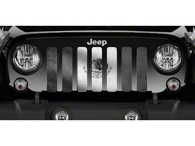 Grille Insert; Rustic Mexico Flag Tactical (97-06 Jeep Wrangler TJ)