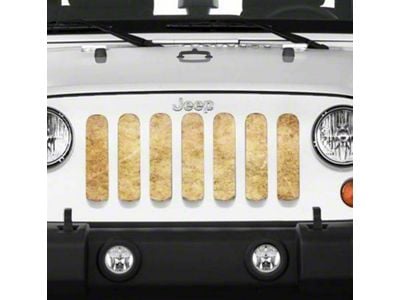 Grille Insert; Sandy Skies (87-95 Jeep Wrangler YJ)