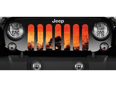 Grille Insert; Sasquatch (76-86 Jeep CJ5 & CJ7)