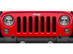 Grille Insert; Solid Black (87-95 Jeep Wrangler YJ)