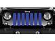 Grille Insert; Solid Blue (18-24 Jeep Wrangler JL w/o TrailCam)
