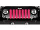 Grille Insert; Solid Bright Pink (76-86 Jeep CJ5 & CJ7)