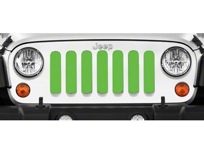 Grille Insert; Solid Green (76-86 Jeep CJ5 & CJ7)