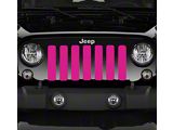 Grille Insert; Solid Pink (76-86 Jeep CJ5 & CJ7)