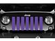 Grille Insert; Solid Purple (18-24 Jeep Wrangler JL w/o TrailCam)