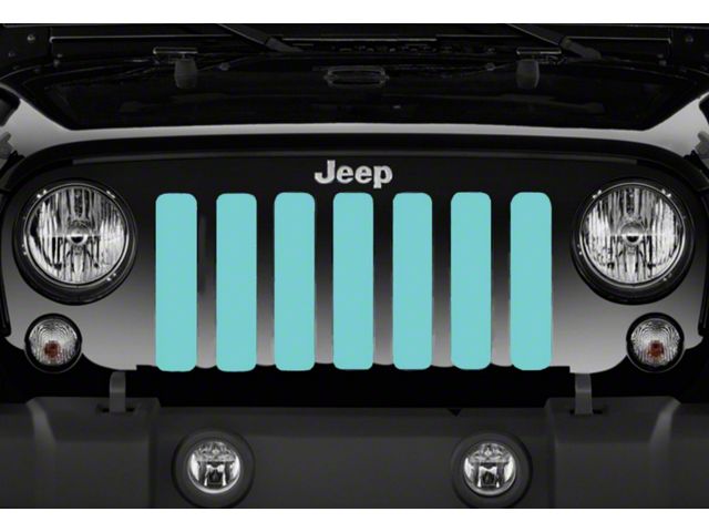 Grille Insert; Solid Teal (97-06 Jeep Wrangler TJ)