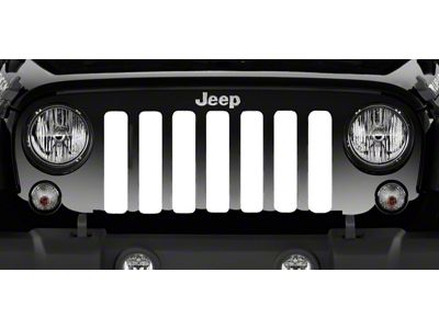 Grille Insert; Solid White (76-86 Jeep CJ5 & CJ7)