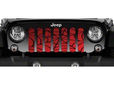 Grille Insert; Spider Webs (76-86 Jeep CJ5 & CJ7)