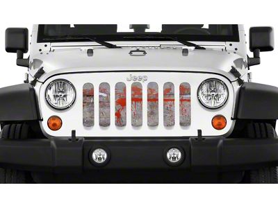 Grille Insert; Splatter (76-86 Jeep CJ5 & CJ7)