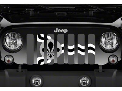 Grille Insert; St. Louis Tactical flag (76-86 Jeep CJ5 & CJ7)