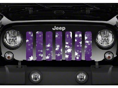 Grille Insert; Starry Night Puprle (76-86 Jeep CJ5 & CJ7)