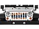 Grille Insert; Stars and Stripes (76-86 Jeep CJ5 & CJ7)