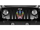 Grille Insert; Sugar Skull Rainbow (97-06 Jeep Wrangler TJ)