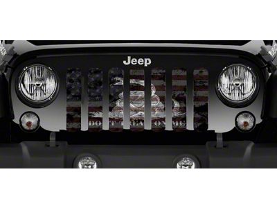 Grille Insert; Tactical American Gadsden (76-86 Jeep CJ5 & CJ7)