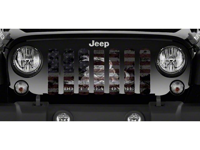 Grille Insert; Tactical American Gadsden (87-95 Jeep Wrangler YJ)