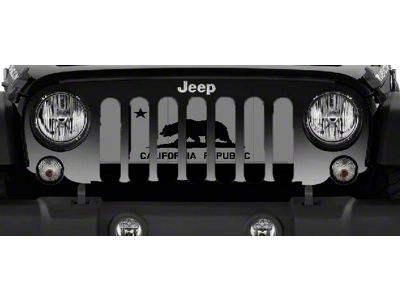 Grille Insert; Tactical California Republic (76-86 Jeep CJ5 & CJ7)